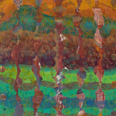Stephen Aiken | gouache abstract paintings fragments