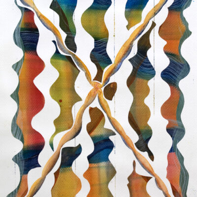 Stephen Aiken | gouache pattern abstract paintings | Untitled 13