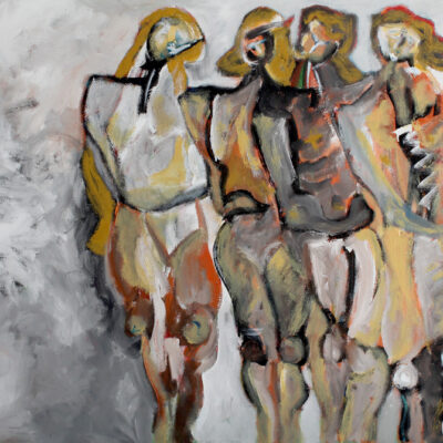 RenatoChacon | abstract fashion show painting